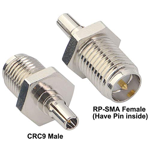 Adaptador RP-SMA a CRC9 Coaxial 2 piezas miniatura 2