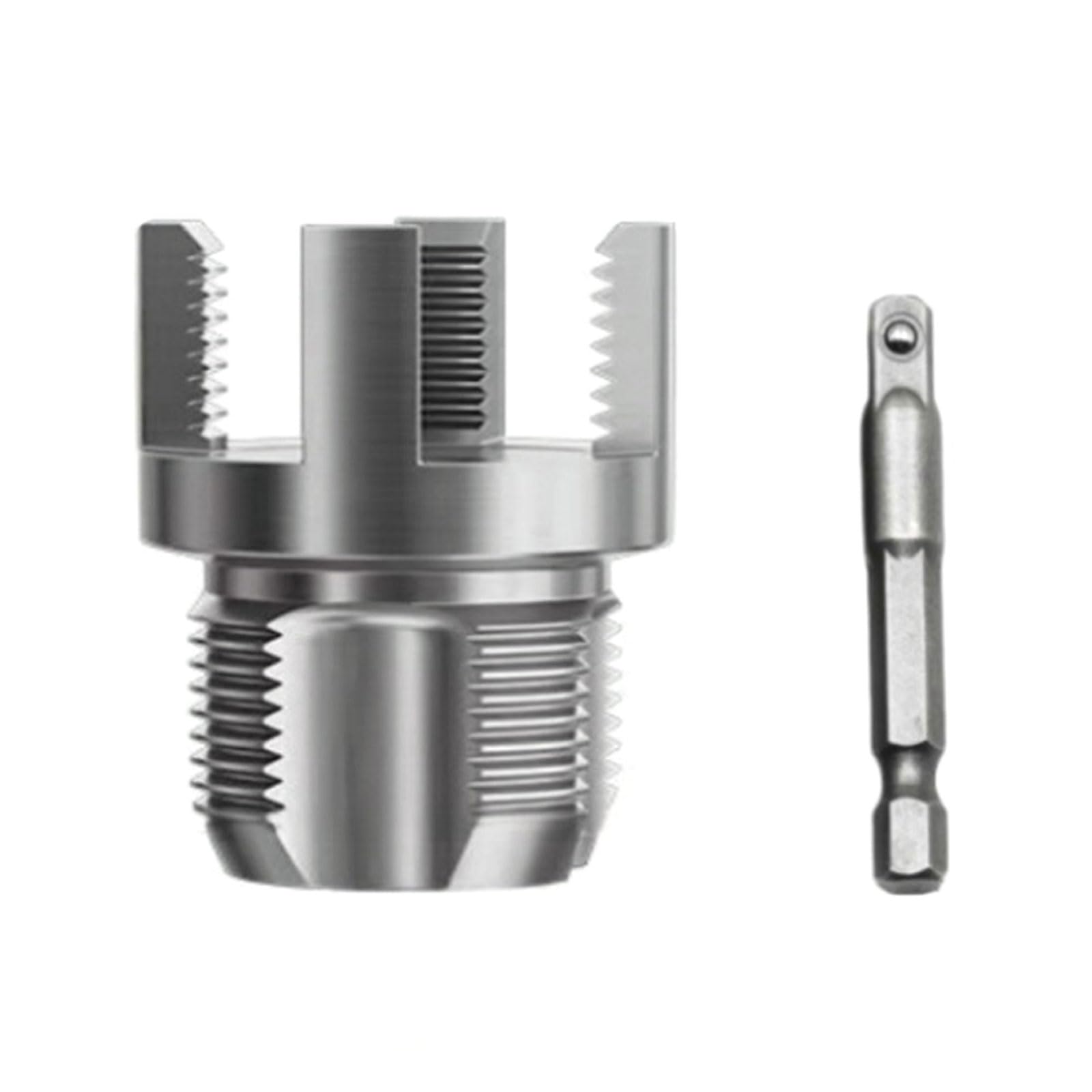 Water Pipe Inner Hole Opener Universally Tappings Tool Electric Drill Hexagonal, 1 ' ' DN25 Inner Hole Thread
