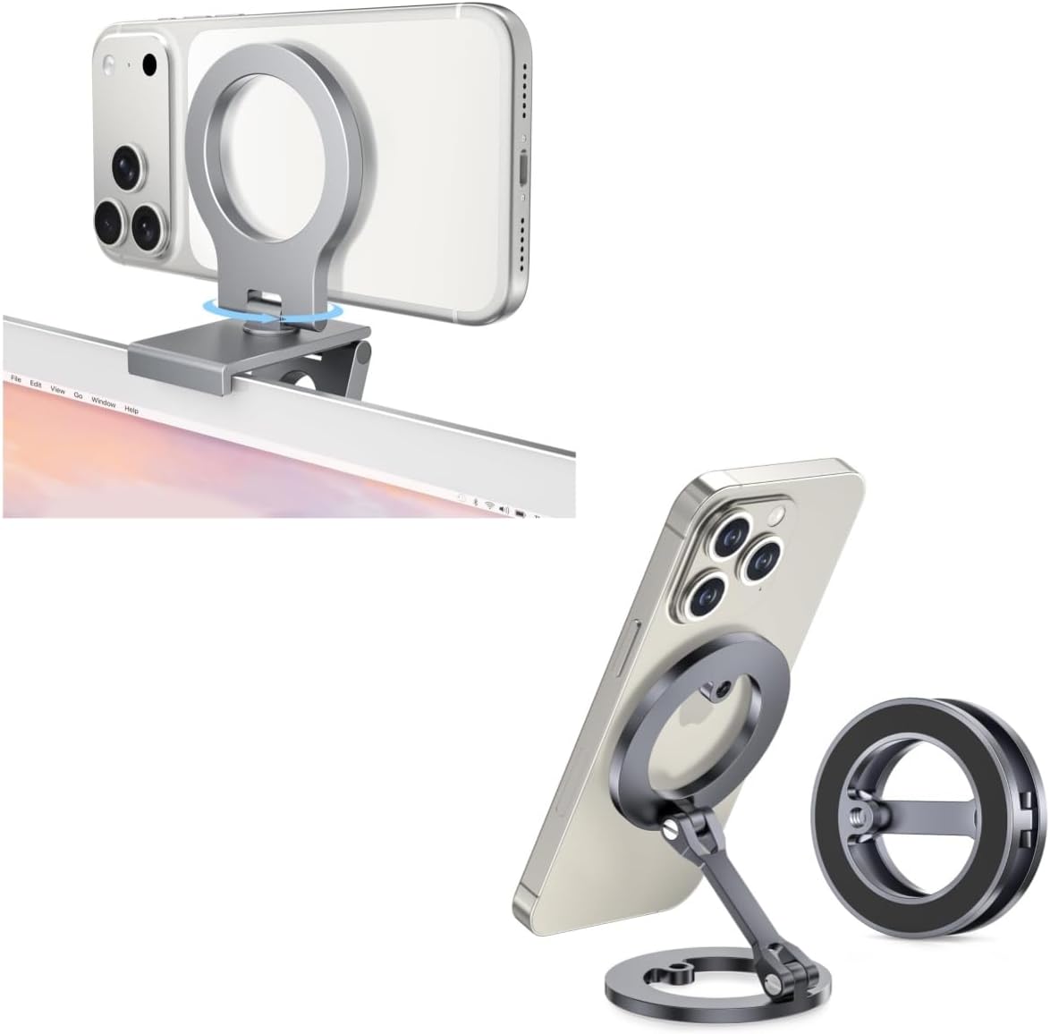 Itramax 360° Continuity Camera Mount & Magnetic Phone Holder