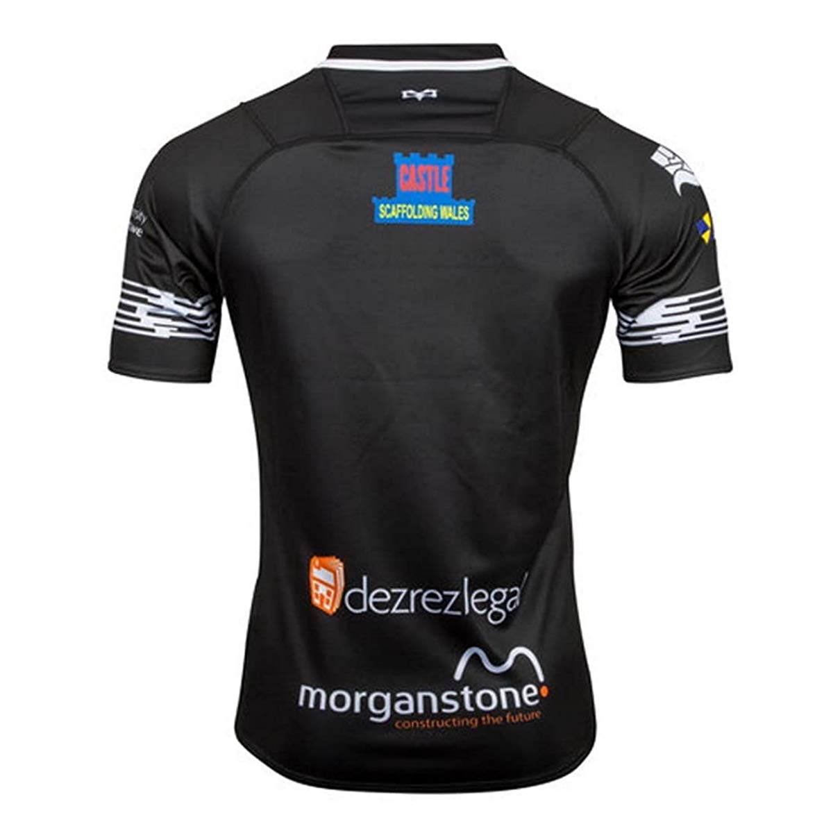 Canterbury Ospreys Vapodri+ SS Home Pro Rugby Jersey, Medium Black