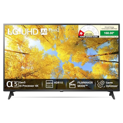 Image of LG 108 cm (43 inches) 4K Ultra HD Smart LED TV 43UQ7500PSF (Ceramic Black)