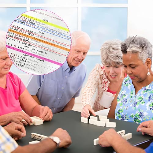 320 adhesivos transparentes para Mahjong, set iniciación miniatura 7
