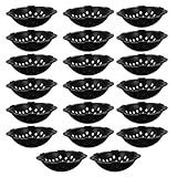 BESPORTBLE 20 Stück Lochsiebe für Blumentöpfe 75cm Rund Schalenförmig Langlebiges Kunststoff Drainagegitter für Pflanzgefäße und Bonsai Verbesserte Luftzirkulation und Wasserschutz