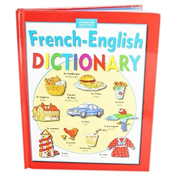 Hardcover French-English Dictionary Book