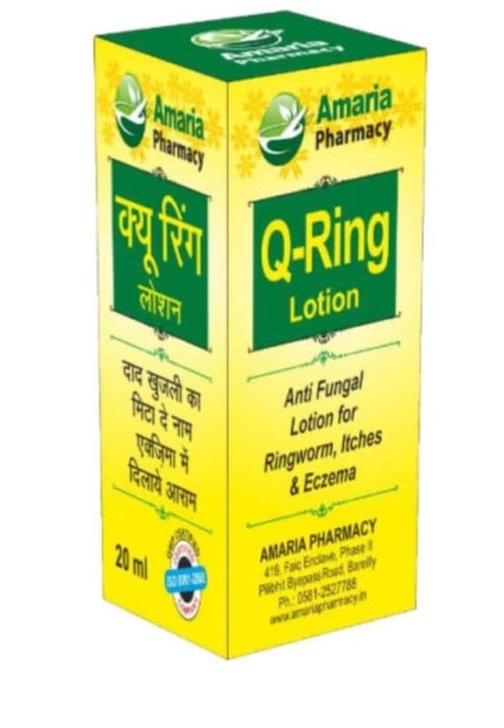 Buy Amaria Pharmacy Q ring Lotion for Eczema, fungal infection (Size20ml) Online at Low Prices