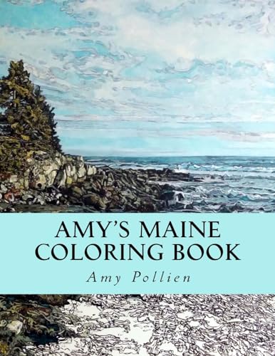 Amy's Maine Coloring Book: Book 1, Houses and Environs
