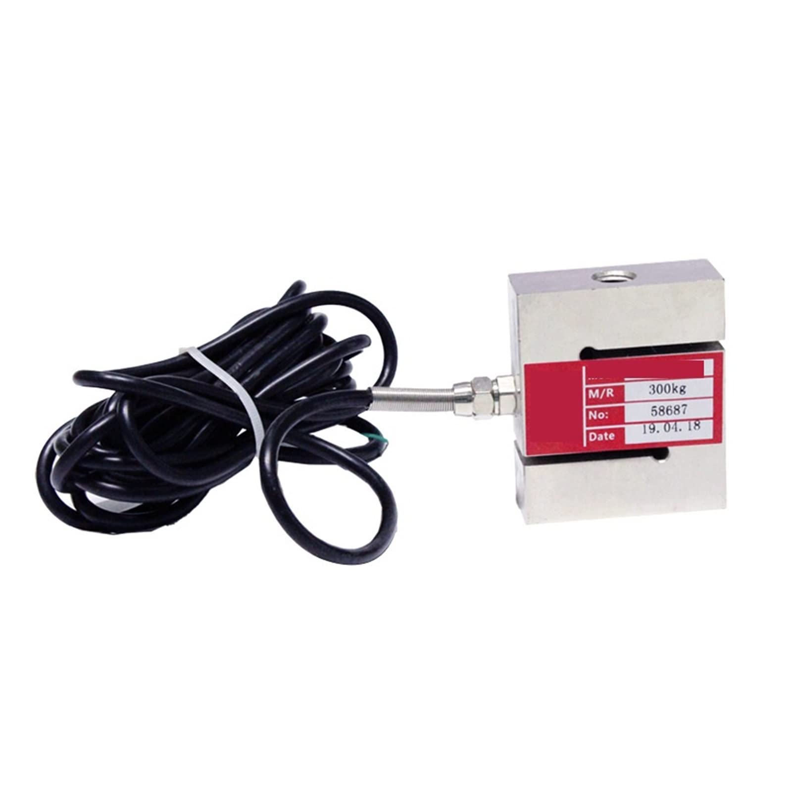 Indicador de Peso Sensores de celda carga tipo S fuerza presión tracción con material acero aleación cable Capacidad total 20-2000KG(20KG)