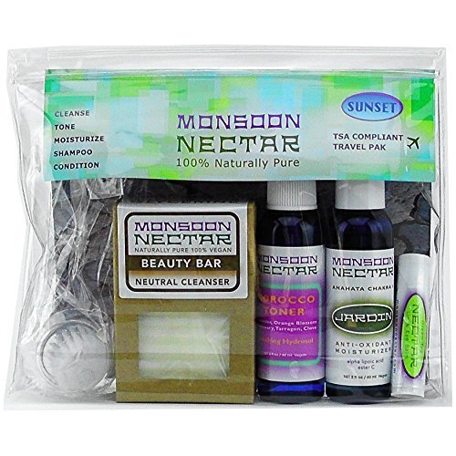 Buy Monsoon Nectar Sunset Travel Kit Soothing Anti Acne Shrink Large