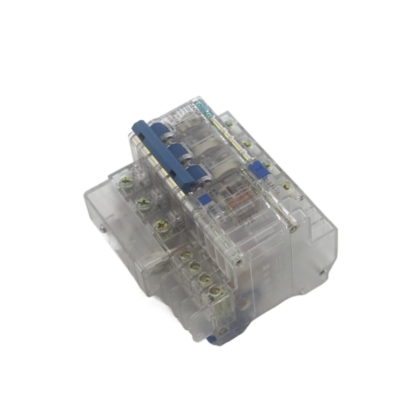 QRUYHBAJU DZ47LE 3P+N 16A 400V~ 50HZ/60HZ Residual Current Circuit Breaker with Over Current and Leakage Protection