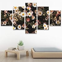 SIGNWIN 5 Panel Canvas Wall Art Modern Art for Home Decorations Ready to Hang - 60