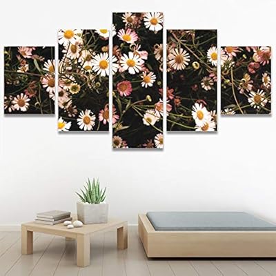 SIGNWIN 5 Panel Canvas Wall Art Modern Art...