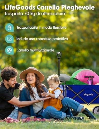 LifeGoods Carrello Spiaggia