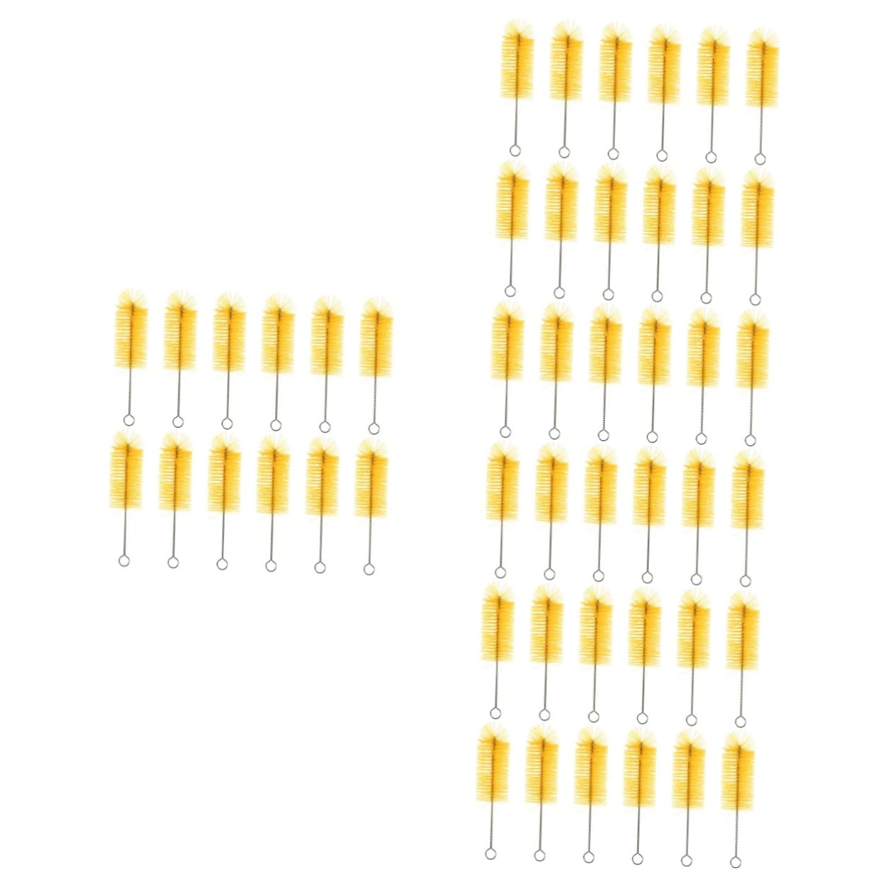 MAGICLULU 48piezas Cepillos De Limpieza Multifuncionales para Biberones y Cepillos Inoxidable para Uso Doméstico y Bebés Fáciles De Almacenar y Reutilizables