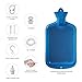 Best Colon Cleanse Enema Bag BPA Free with Tubing (2 Quart) Hot Water Bottle - Coffee, Shower, Douche & Home Adult Enema Kit by Immunaturals, Blue 