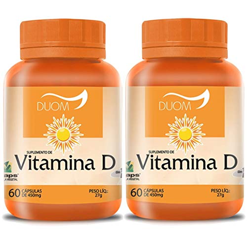 Kit 2 Und Vitamina D 60cps (1 ao dia) Duom