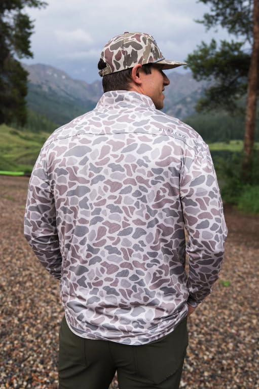 Burlebo Men's Long Sleeve Performance Quarter Zip Sweatshirt2