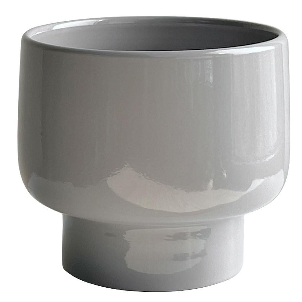 GELASIGE Flower Pots Simple Ceramic Flowerpot For Home Balcony Tabletop Pothos Versatile Internet Celebrity Flowerpot Ceramic Flowerpot Outdoor Flower Pots(B)