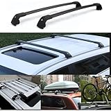 Hlodae Baca Coche para Au-di A6 Avant Estate C7 2012-2017, Barras de Techo Portaequipajes Barras Transversales, Coche Bacas Personalizadas