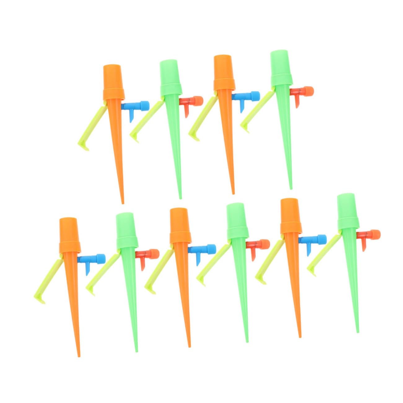 OFFSCH Flower Watering Spikes 10 Self Watering Planter Inserts Control Water Flow for Plants