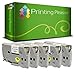 Produktbild Printing Pleasure 5 x TZe-FX221 TZ-FX221 Schwarz auf Weiß, Schriftband kompatibel für Brother P-Touch | 9mm x 8m | flexibel, laminiert