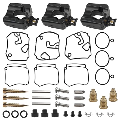 JLM MARINE 6H4W009304 Carburetor Rebuild Kit for Yamaha 40 50 HP Outabord Engines Carb Kit 6H4-W0093-03 18-7768