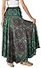 Joob Joob Long Boho Skirts for Women - Bohemian Hippie Maxi Summer Skirt Green
