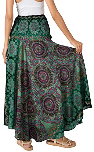 Image of Joob Joob Long Boho Skirts for Women - Bohemian Hippie Maxi Summer Skirt