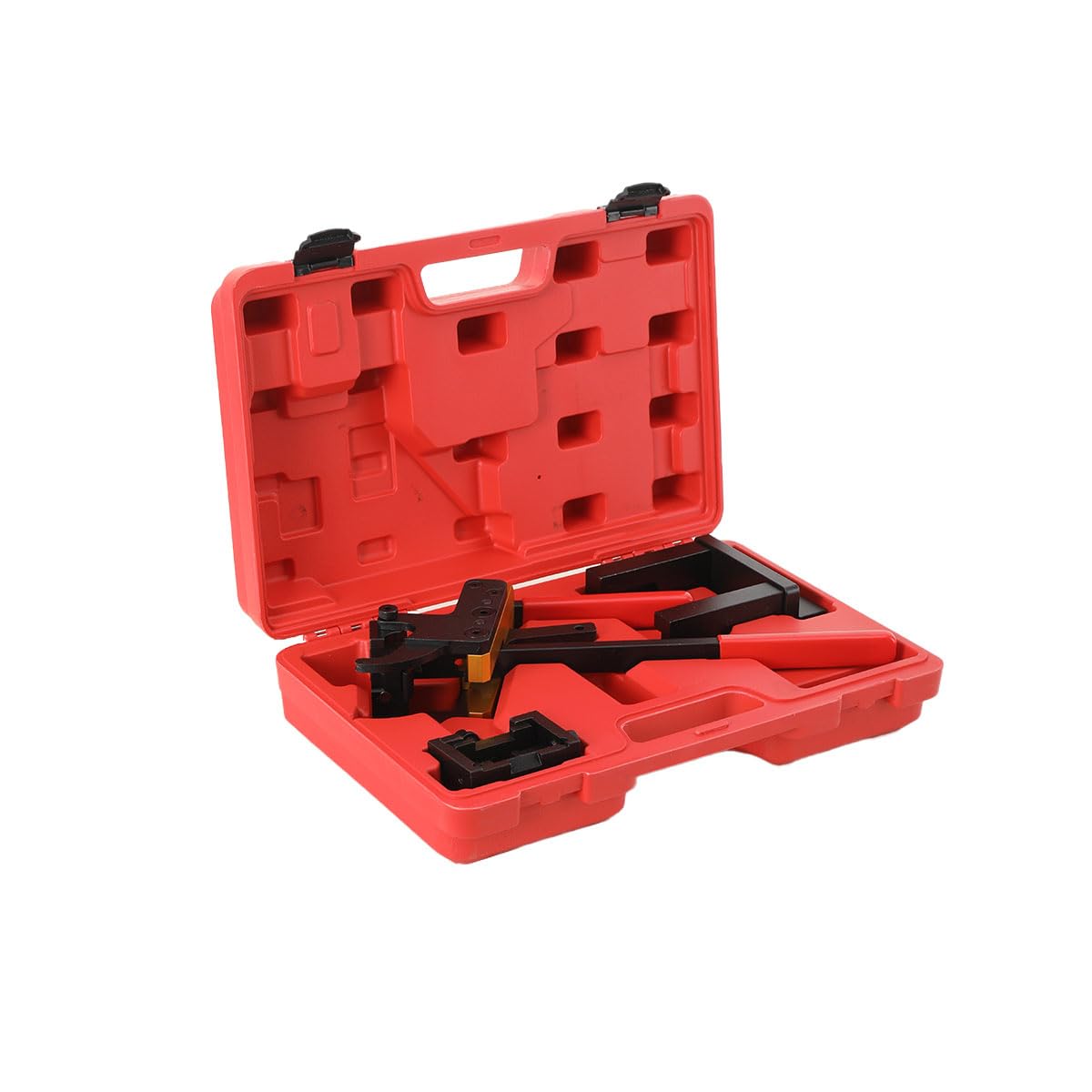 Kit d'installation et de démontage de ressort de soupape, pince de démontage de soupape compatible avec les moteurs BMW B38 B48 B58, ensemble d'outils de fixation de poussoir à soupape - Rouge