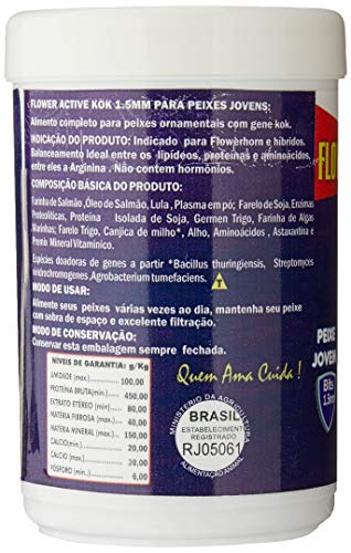 Ração para peixe Flower Active Kok Maramar 454g