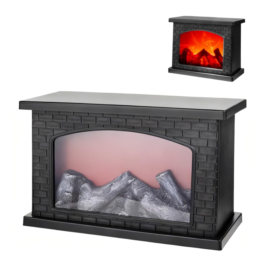 RANJIMA LED Kamin, LED Kaminfeuer mit Flammeneffekt, Kamin Deko  Weihnachten, Klein Elektrokamin Ohne Heizung, Batteriebetrieben, Knstliche  Tischkamin Elektrisch fr Ornament Nach Hause Weihnachtsdeko : Amazon.de:  Baumarkt
