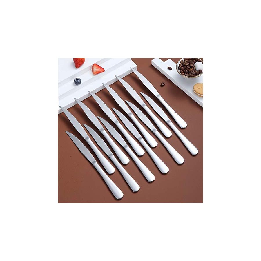 Steak-Knife-Set-Kyrtaon-Serrated-Knife-Stainless-Steel-Sharp-Knives-Set-Dinner-Knifes-Set-of-8-Dishwasher-Safe-Sturdy-And-Easy-To-Clean Steak Knife Set, Kyrtaon Serrated Knife, Stainless Steel Sharp Knives Set, Dinner Knifes Set of 8, Dishwasher Safe Sturdy And Easy To Clean