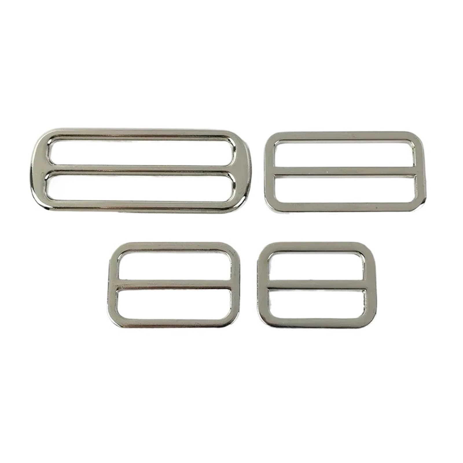 Fibbia in Metallo 10/20 pz 25-50mm fibbie in metallo for cinghia for tessitura Tri Glide cursore chiusura cintura regolatore fibbia accessori Hardware fai da te