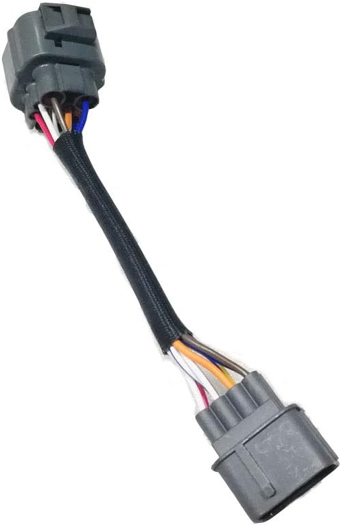 Engine Harness OBD2 8-Pin to OBD2 10-Pin Distributor Adapter Jumper Harness for Honda Civic 1999-2000 Single Overhead Cam Civic with an 8-pin Distributor Plug, 1.6L 1590cc