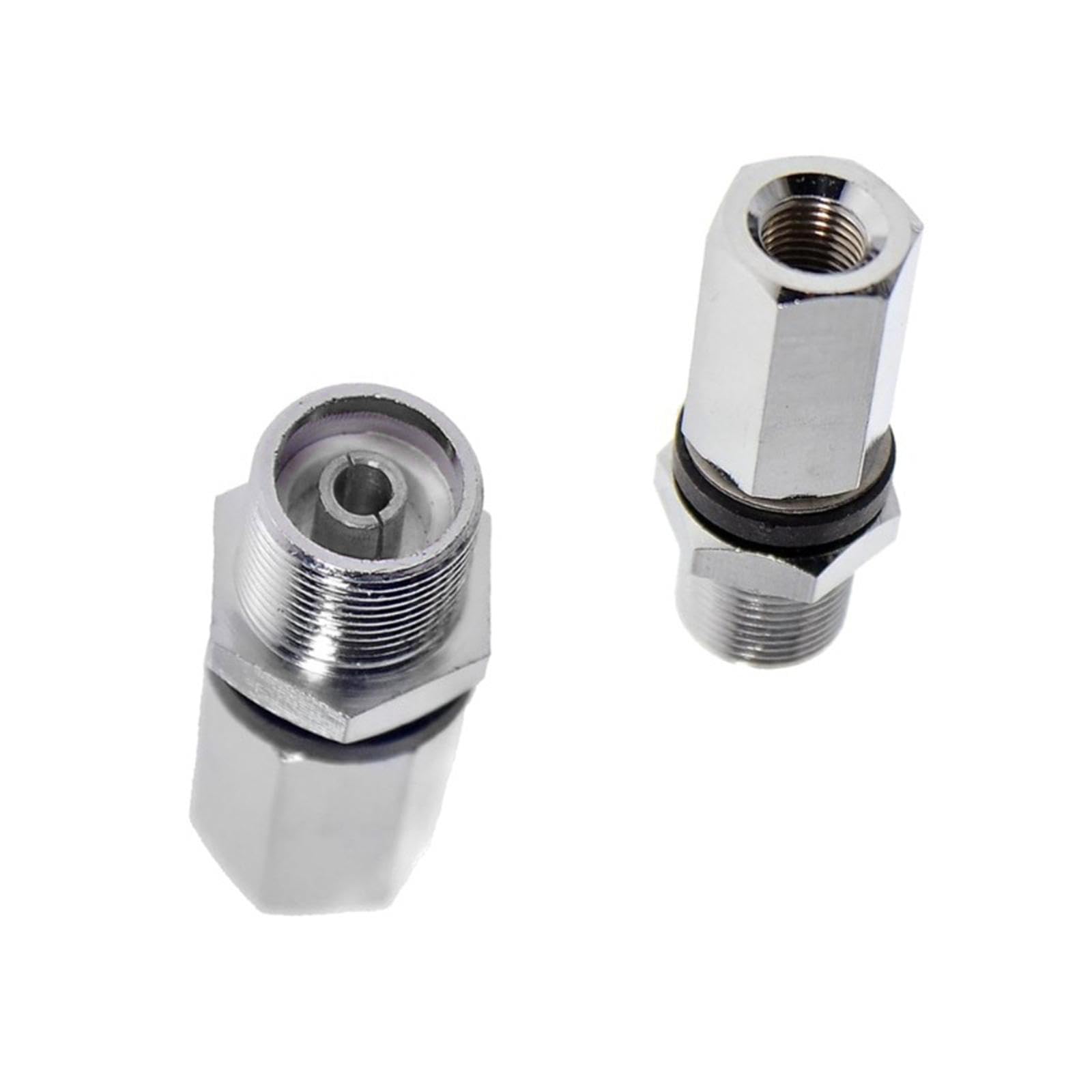 4X Adaptador de Antena CB, Conector Universal para Camiones, Accesorios Metálicos para Automóviles, Modificación Duradera, Fácil Instalación, Mon