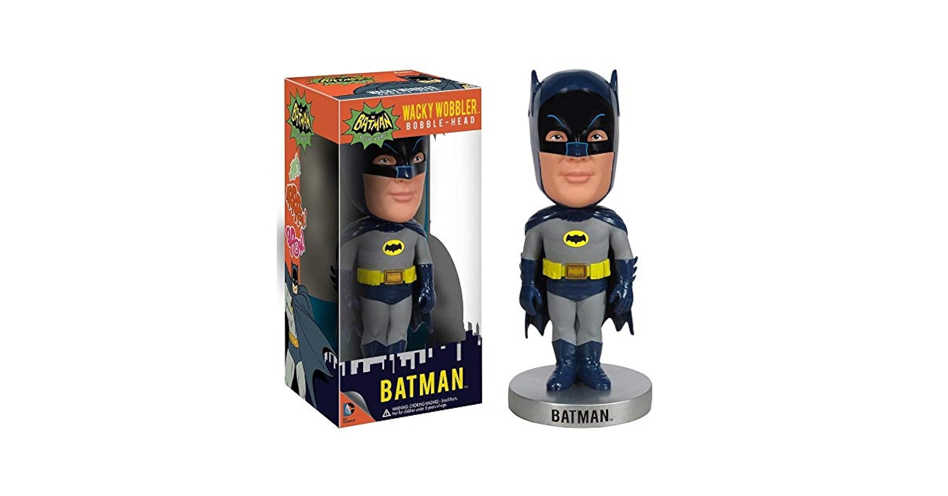 Amazon.com: Funko DC Comics: Batman 1966 Wacky Wobbler Vinyl