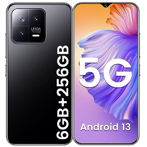 M13Pro Unlocked Cell Phone, 6.7" HD Screen Unlocked Phones, 4+128GB Dual SIM Android 13 Smartphone with 128G Memory Card, Fingerprint Lock & Face ID, Long Battery Life (Green)