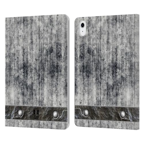 Étui Portefeuille en Cuir iPad Air 11 Évitez les Rayures Motif Béton Head Case