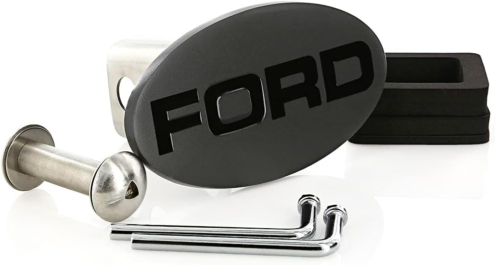 Ford Black Trailer Tow Hitch Cover Plug (2 Inch)
