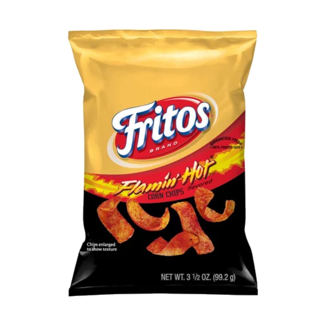 Fritos Flamin' Hot Corn Chips (6 or 12 Pack) Care Package