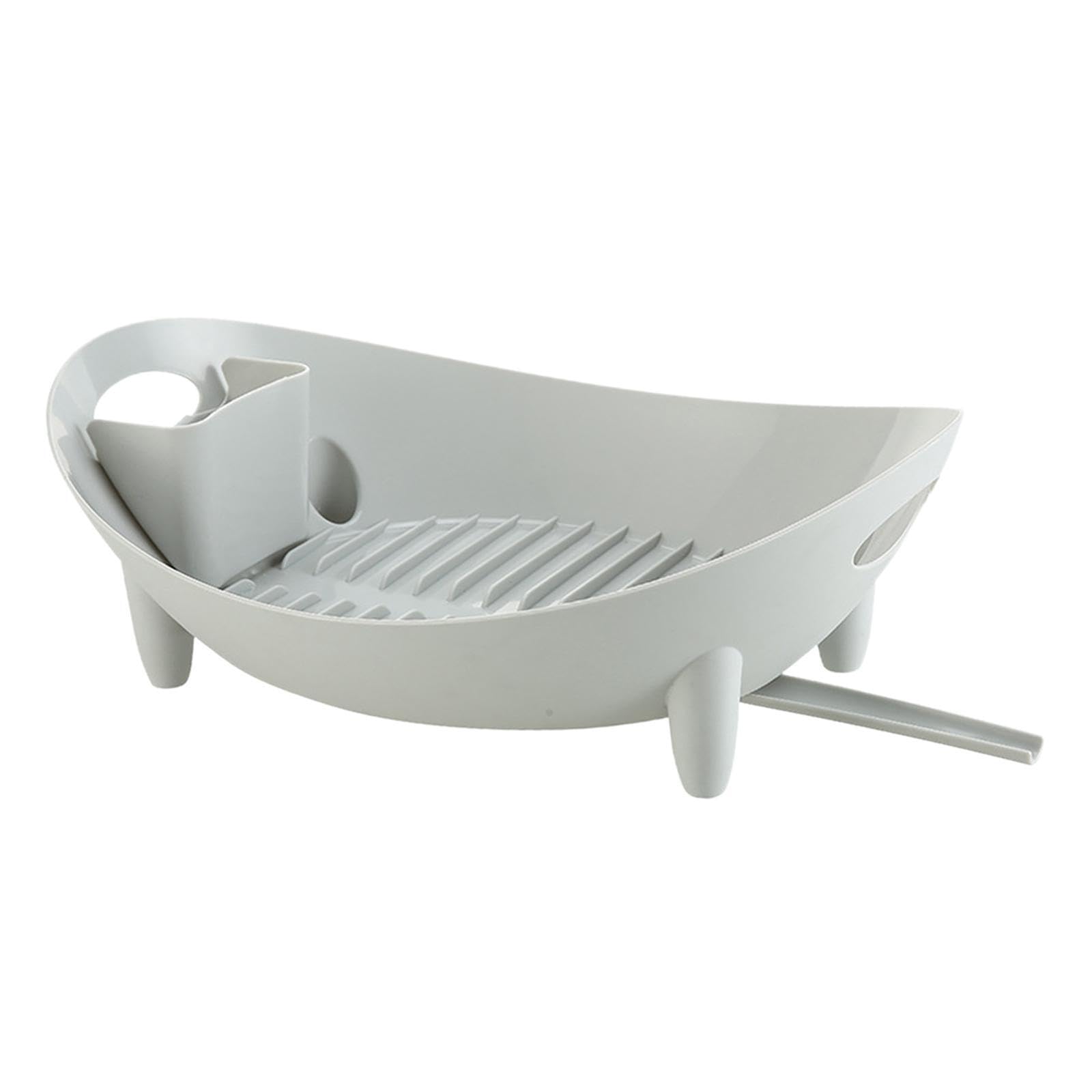 POXZSFX Large Capacity Kitchen Organizer Effectively Holds Various Utensils Ensuring Tidy Countertop And Easy Access When Cooking Soap Dish Dishcloth Rack