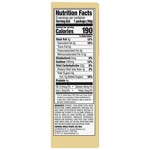 Lance Sandwich Crackers, Captain's Wafers Peanut Butter And Honey, 8-Count Boxes (Pack Of 14) #TOP6