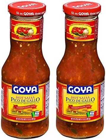 Goya Auténtica salsa mexicana 2 paquetes (Hot Pico De Gallo)