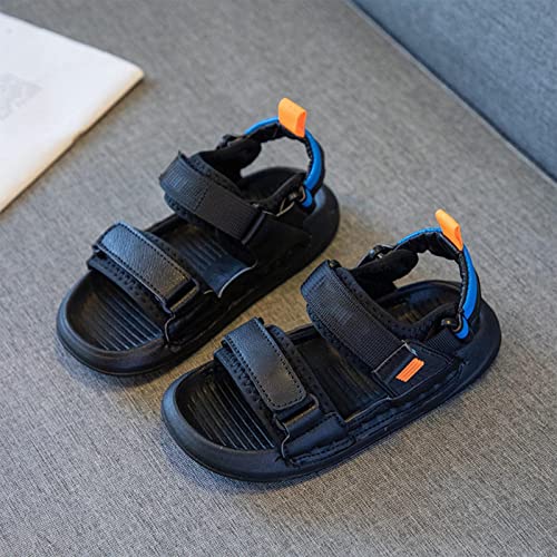 Toddler Cartoon Shoes 4 to 13Years Boys' Sandals Summer Open Toed ' Sports Sandals Soft Sole Mid Size Casual Shoes4