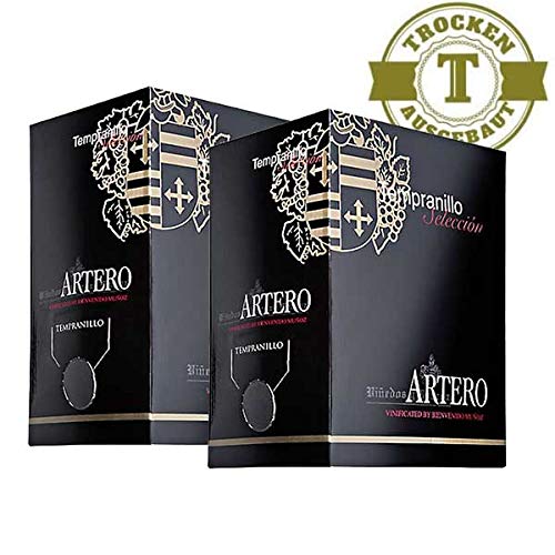 Rotwein Spanien Tempranillo Artero Bag in Box (2x5L)