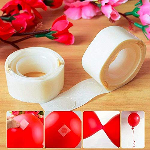 Image of Propsicle Balloon Arch Tape & Glue Dots Combo for Decoration - 5m Arch Strip + 200 Dots Glue Dot Stickers for Balloon Garland, Ceiling Balloons, Birthday, Baby Shower, Bachelorette