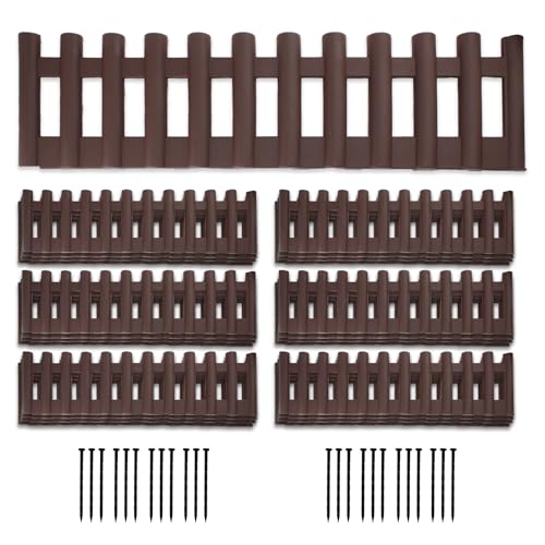 Buyall Garden Landscape Edging Border Kit 12-Pack - Flexible &