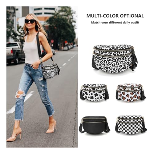 Emmafy Crossbody Bags for Women, Ounamei Trendy Checkered Purse for Women with Adjustable Strap2