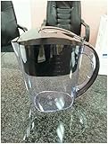 ALKALINE pH PLUS BLACK ionized Water PITCHER, 3.5 L By WellBlue, 3 Filters (6 Month Supply).