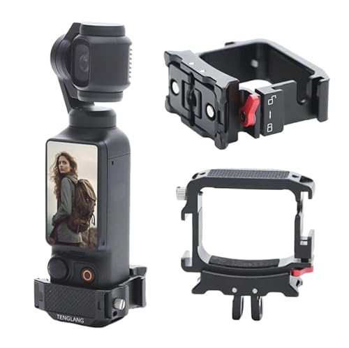 Coyktonty �A���~�j�E�������g���A�_�v�^�[�}�E���g DJI Osmo Pocket�p �R�[���h�V���[�X���b�g/1/4�C���`�l�W��/GoPro�A�_�v�^�[�t���A�O�r���B��_�Ɏ��t���\