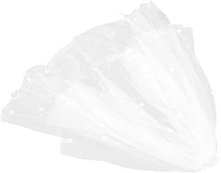 FOMIYES Flower Girl Hair Accessory Flower Girl Hair Accessory Bridal Veil Short Wedding Veil White Women Vails Wedding Costume Prop for Wedding Brides Party Favors White Veil Bridal Hair Pieces
